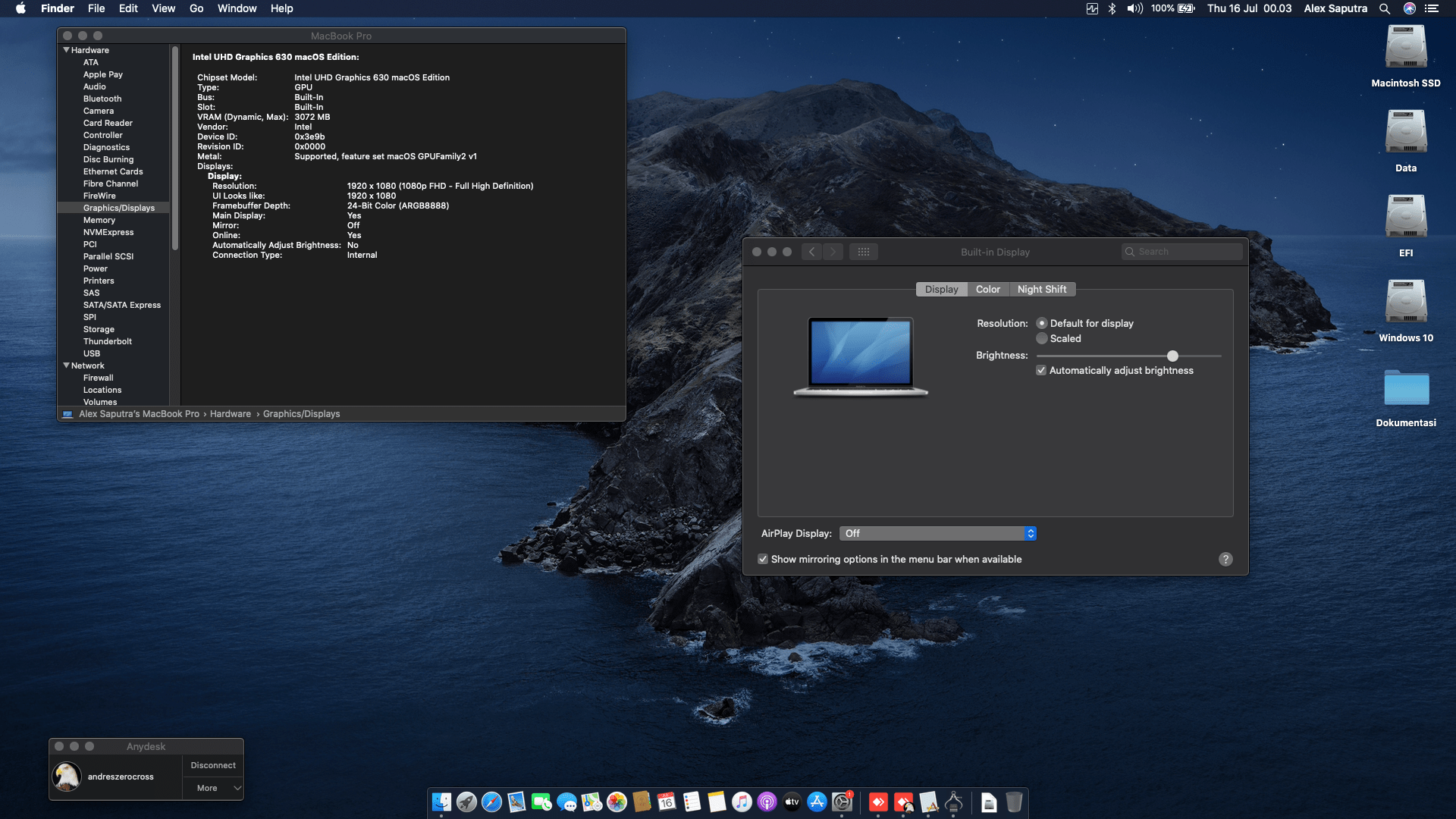 MSI GF63 Thin 9SC 621ID [CoffeeLake   Intel UHD 630 + I2C] 8